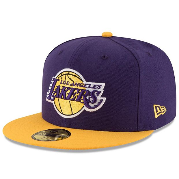 Men's New Era White Los Angeles Lakers 59FIFTY Fitted Hat