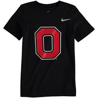 Preschool Nike Black Ohio State Buckeyes Logo T-Shirt