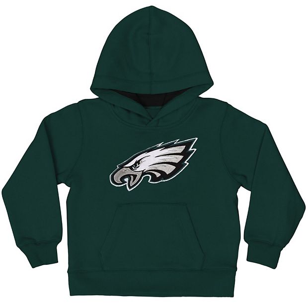 Lids Philadelphia Eagles Toddler Fan Gear Primary Logo Pullover Hoodie -  Midnight Green