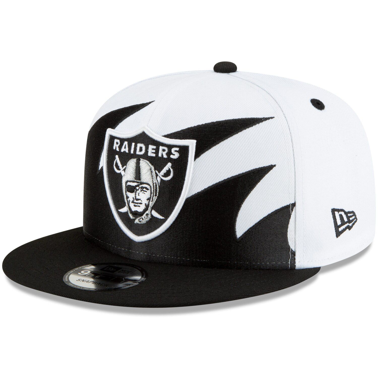 white raiders cap