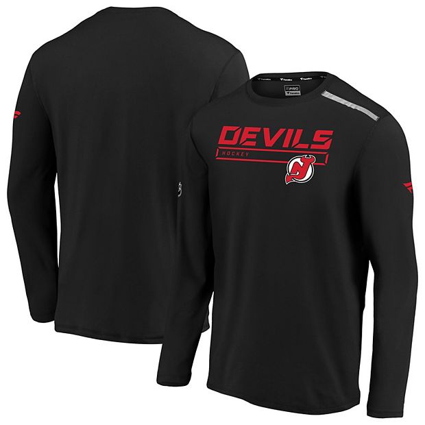 New Jersey Devils Fanatics Branded Authentic Pro Clutch Flex Hat - Black