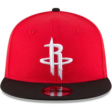 Men's New Era Red/Black Houston Rockets Two-Tone 9FIFTY Adjustable Hat