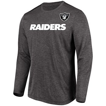 Majestic Oakland Raiders T-Shirt With 3/4 Sleeves in Black for Men