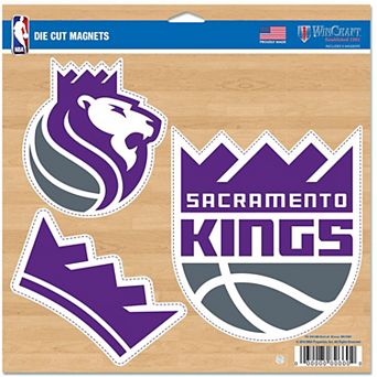 WinCraft Sacramento Kings 11" x 11" 3-Pack Car Magnet Set