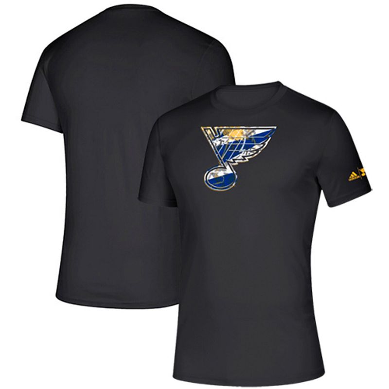 UPC 193102246428 product image for Men's adidas Black St. Louis Blues Creator climalite T-Shirt, Size: 4XL | upcitemdb.com