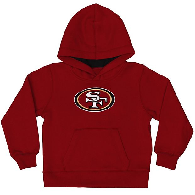 San Francisco 49ers Toddler Fan Gear Primary Logo Pullover Hoodie - Scarlet