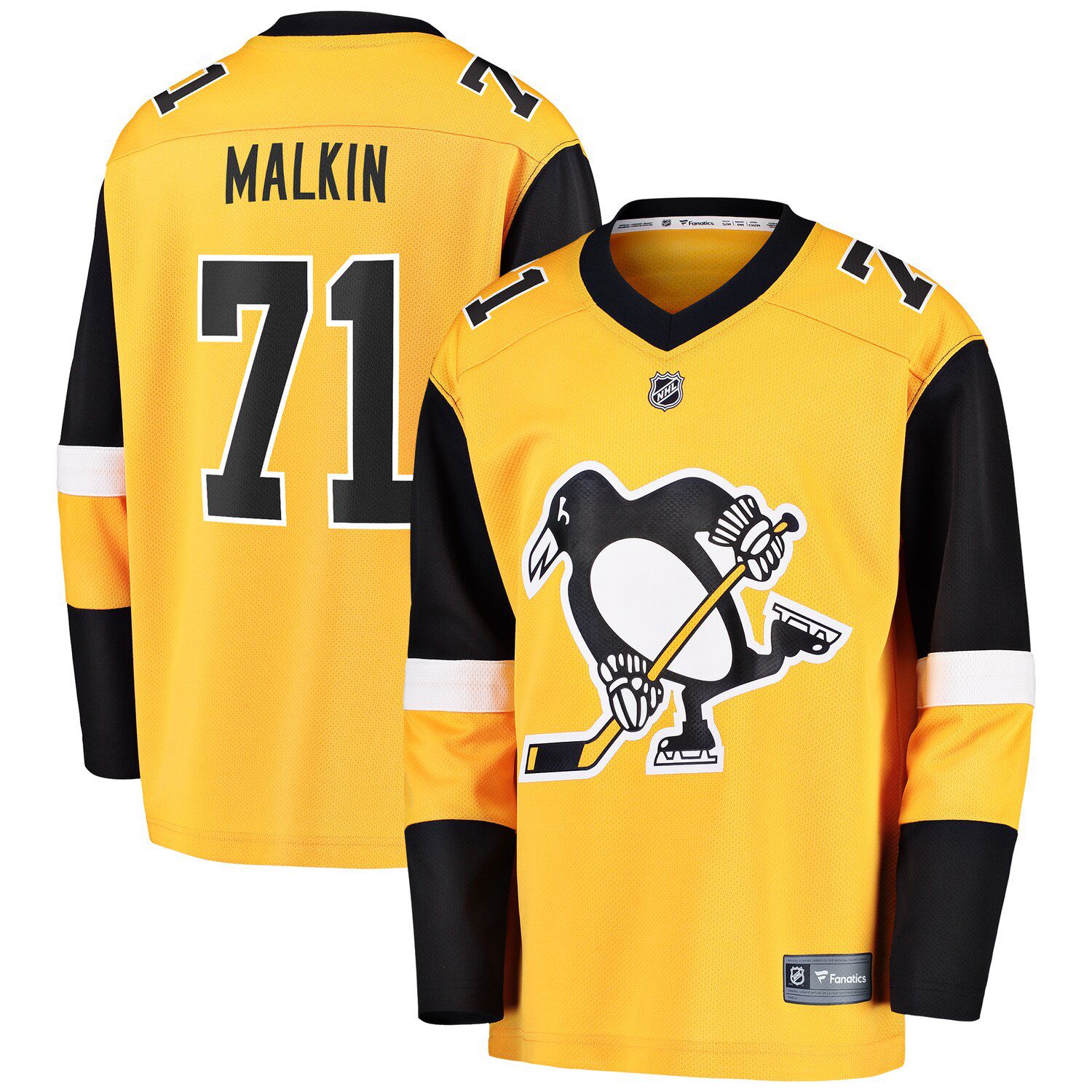 penguins yellow jersey
