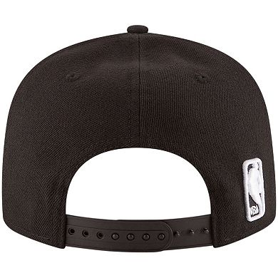 Men's New Era Black Chicago Bulls Official Team Color 9FIFTY Adjustable Snapback Hat