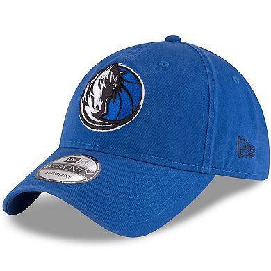 Men's New Era Blue Dallas Mavericks Official Team Color 9TWENTY Adjustable Hat