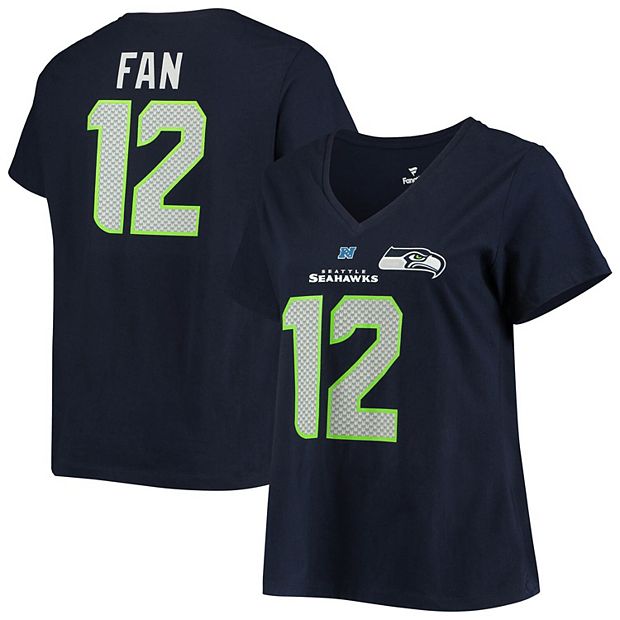 Women's Fanatics Branded College Navy Seattle Seahawks Plus Size