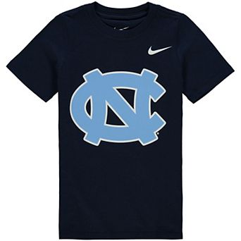 Preschool Nike Navy North Carolina Tar Heels Logo T-Shirt