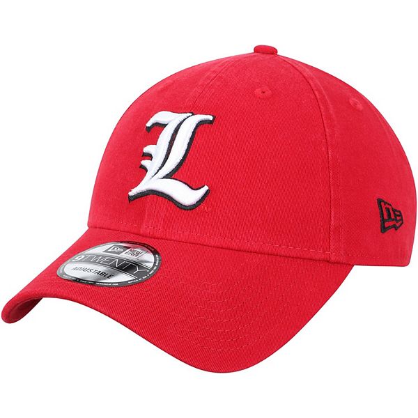 Adidas~Louisville Cardinals Baseball Cap Hat~Fitted~Size S/M~White and Red