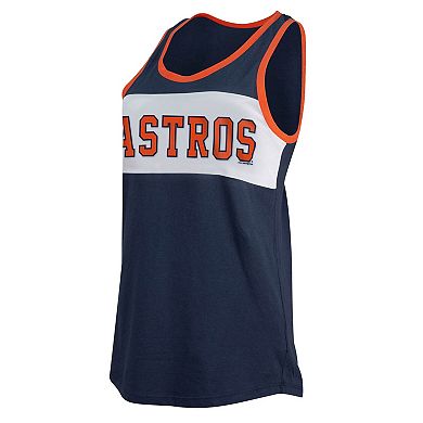 Jose Altuve Houston Astros 5th & Ocean by New Era Women's Player Name & Number Color Block Tank Top - Navy