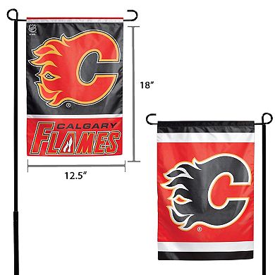 WinCraft Calgary Flames 12" x 18" Double-Sided Garden Flag