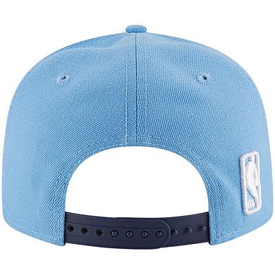 Men's New Era Light Blue Denver Nuggets Official Team Color 9FIFTY Adjustable Snapback Hat