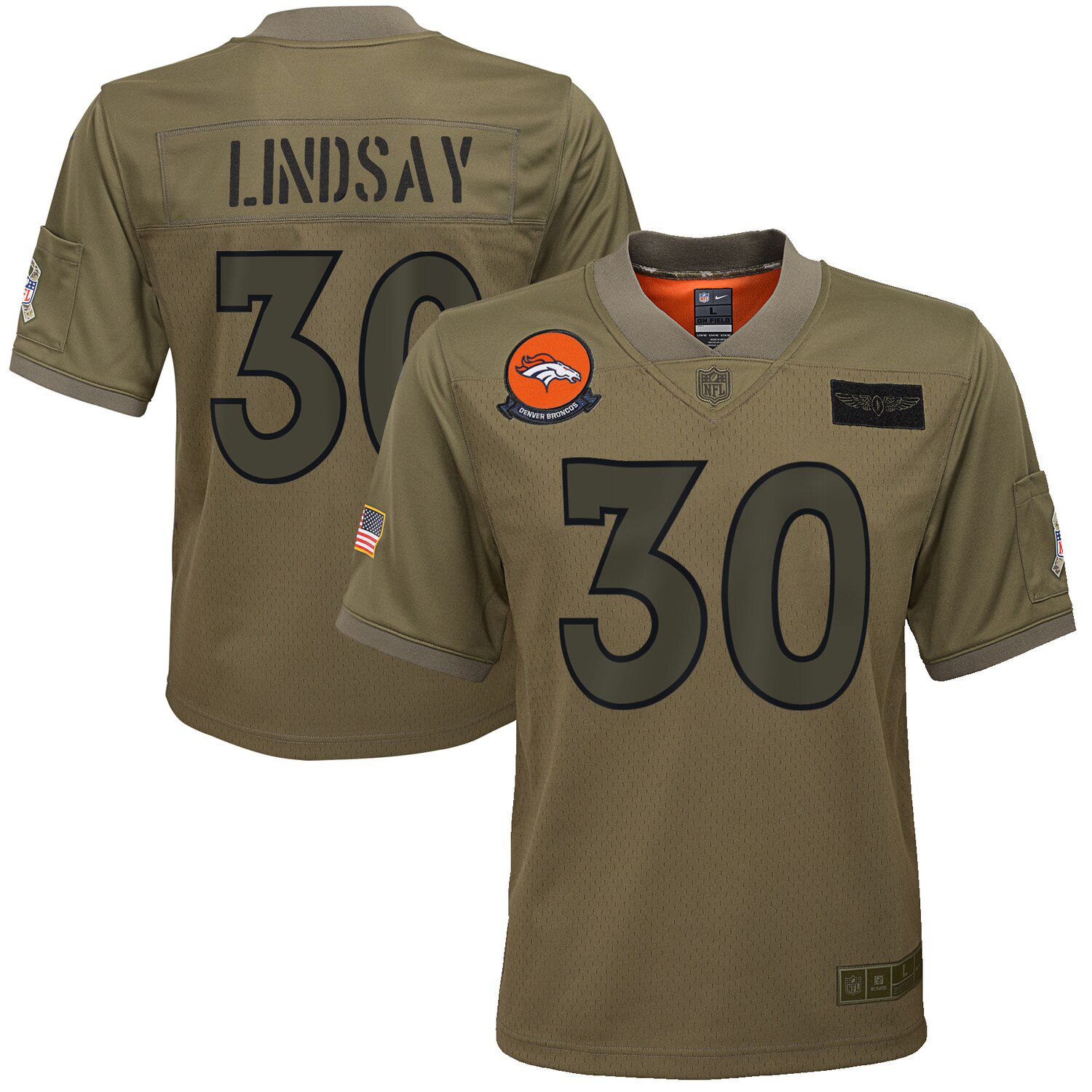 phillip lindsay salute to service jersey