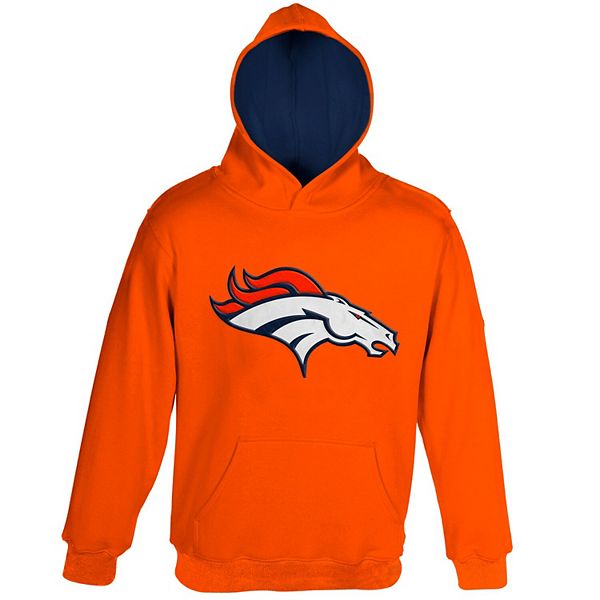 Denver Broncos Preschool Fan Gear Primary Logo Pullover Hoodie - Orange