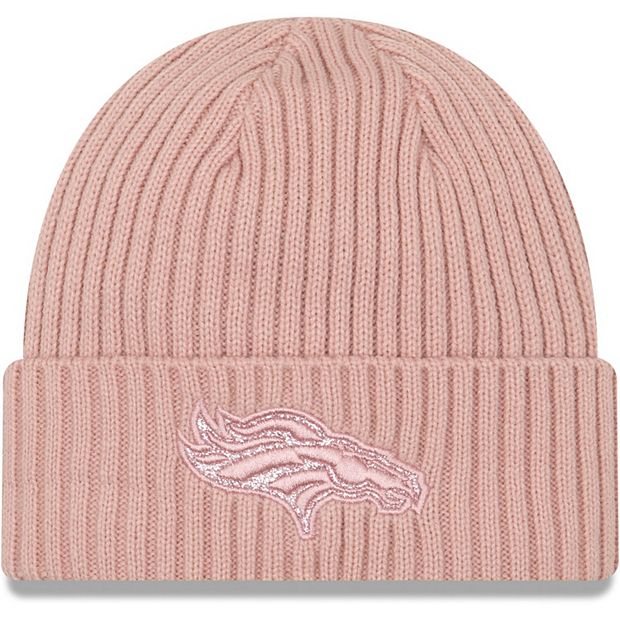 Women's New Era Light Pink Denver Broncos Team Glisten Rouge