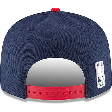 Men's New Era Navy/Red Washington Wizards 2-Tone 9FIFTY Adjustable Snapback Hat