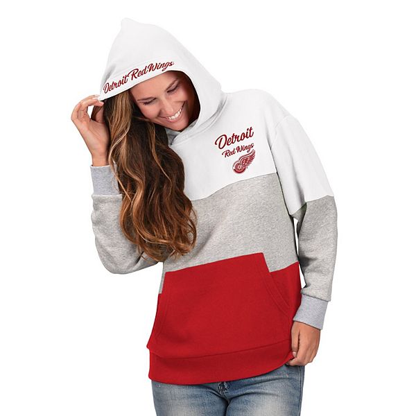 Women's Calgary Flames G-III 4Her by Carl Banks Red City Graphic Fleece  Pullover Hoodie