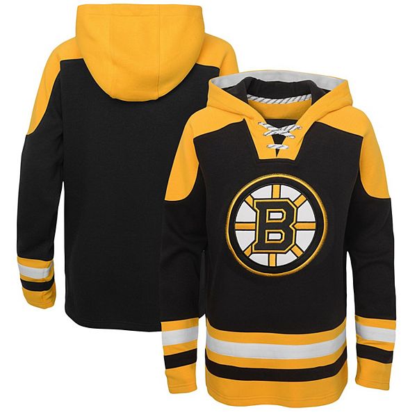 Boston Bruins Pooh Bear Vintage NHL Heavyweight Hoodie Gold / S