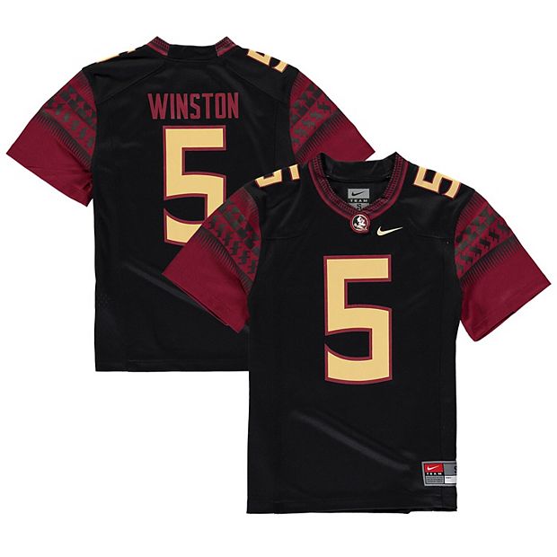 Youth Nike Jameis Winston Black Florida State Seminoles Alumni Game Jersey