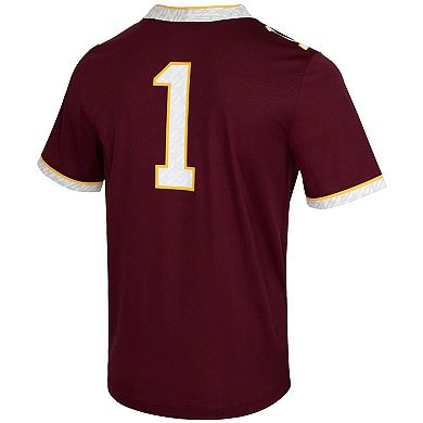 Men's Nike #1 Maroon Minnesota Golden Gophers Untouchable Game Jersey