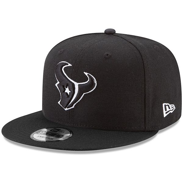 Men's New Era Black Houston Texans B-Dub 9FIFTY Adjustable Hat