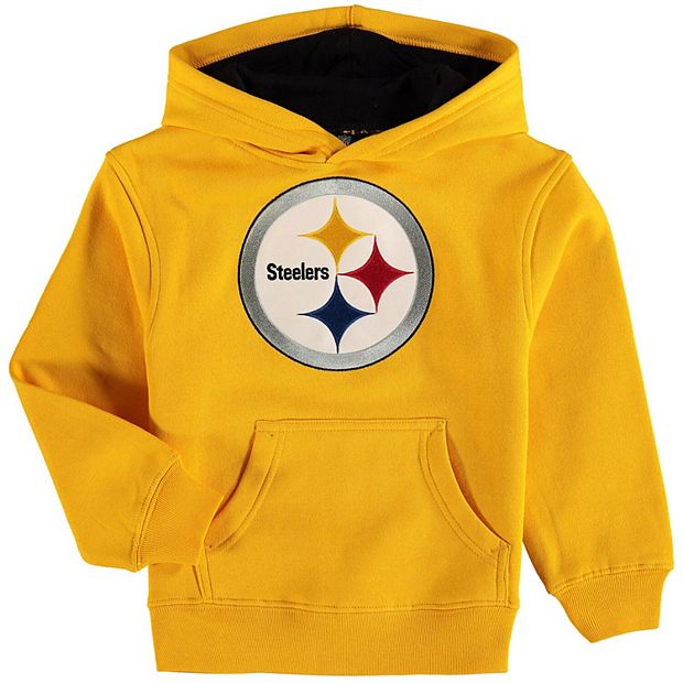 Preschool Gold Pittsburgh Steelers Fan Gear Prime Pullover Hoodie