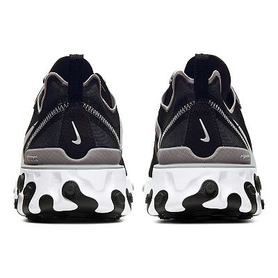 Men s Nike Black Oakland Raiders React Element 55 Shoes