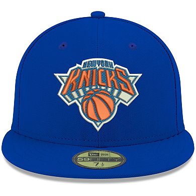 Men's New Era Royal New York Knicks Official Team Color 59FIFTY Fitted Hat