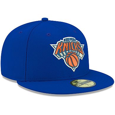 Men's New Era Royal New York Knicks Official Team Color 59FIFTY Fitted Hat