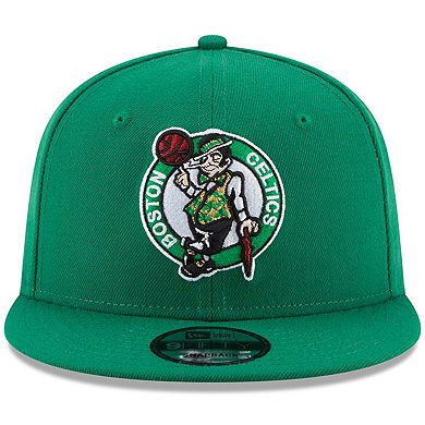 Men's New Era Kelly Green Boston Celtics Official Team Color 9FIFTY Adjustable Snapback Hat