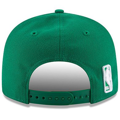 Men's New Era Kelly Green Boston Celtics Official Team Color 9FIFTY Adjustable Snapback Hat