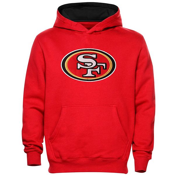 San Francisco 49ers Preschool Fan Gear Primary Logo Pullover Hoodie -  Scarlet