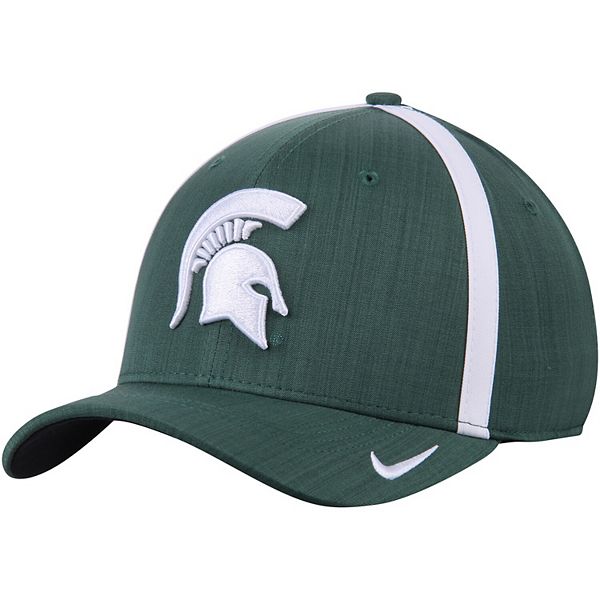 Men's Nike Green Michigan State Spartans 2017 AeroBill Sideline Swoosh ...