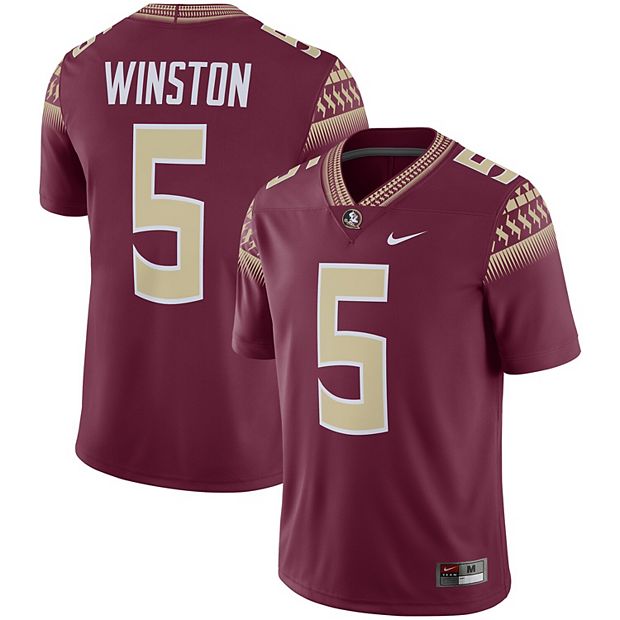 Men's Nike Jameis Winston Garnet Florida State Seminoles Alumni Player  Jersey