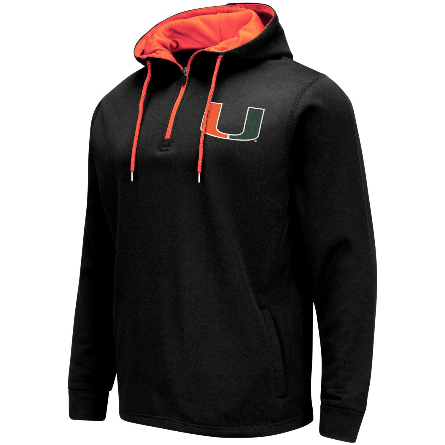 black miami hurricanes hoodie