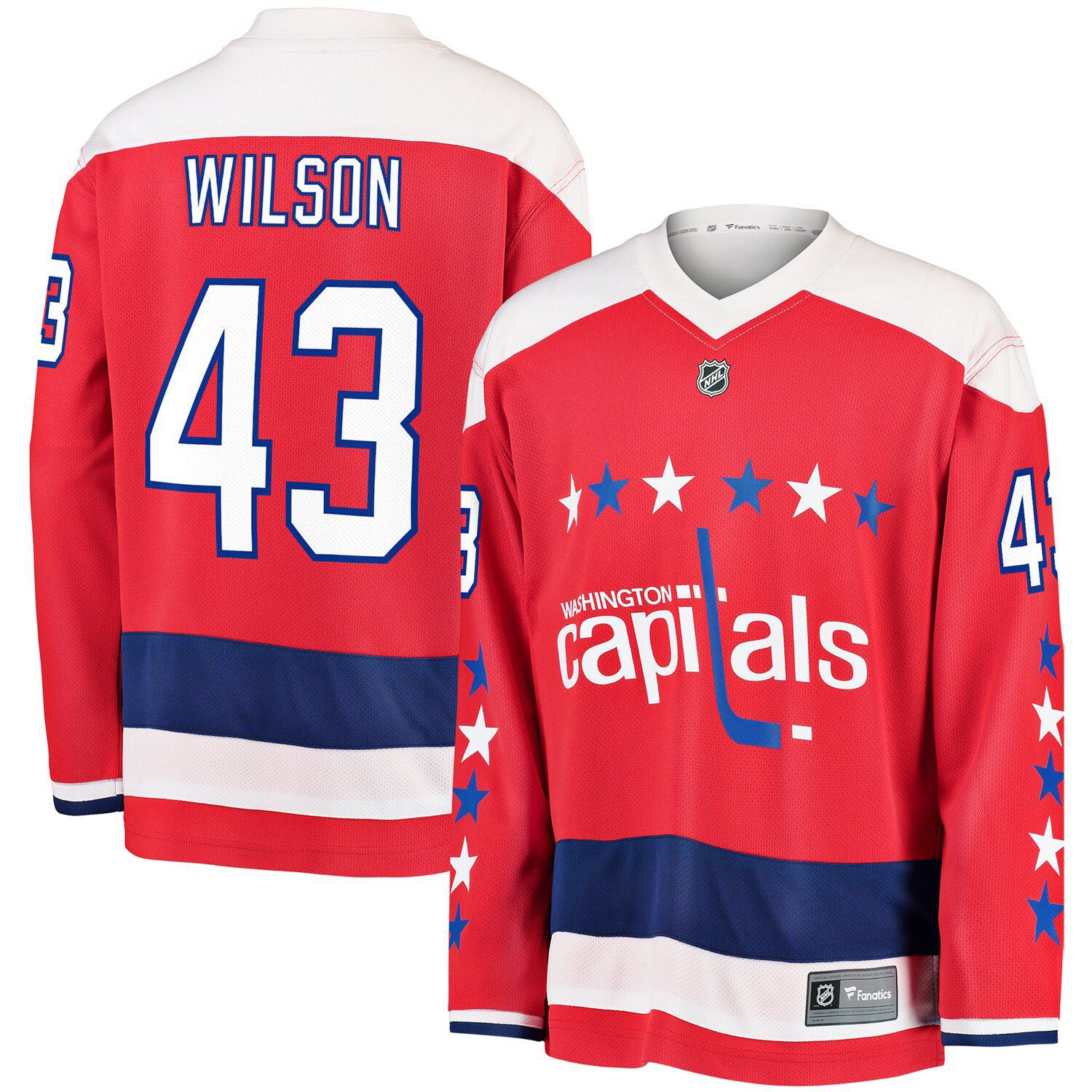 Youth Fanatics Branded Tom Wilson Red 