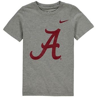Preschool Nike Charcoal Alabama Crimson Tide Logo T-Shirt