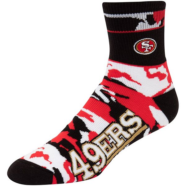 For Bare Feet San Francisco 49ers 3-Pack Camo Socks