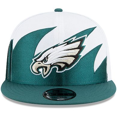 Men's New Era White/Midnight Green Philadelphia Eagles Vintage ...