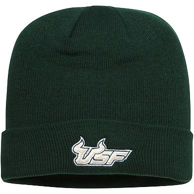 Men's Top of the World Green South Florida Bulls Primary Logo Simple Cuffed Knit Hat