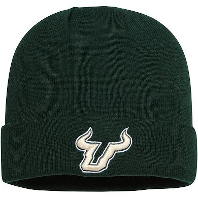 Men's Top of the World Green South Florida Bulls Primary Logo Simple Cuffed Knit Hat
