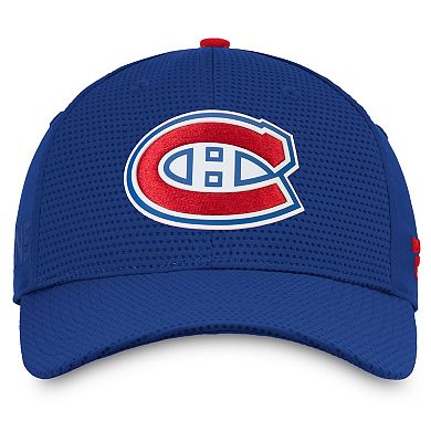 Men's Fanatics Branded Blue Montreal Canadiens Authentic Pro Rinkside Flex Hat
