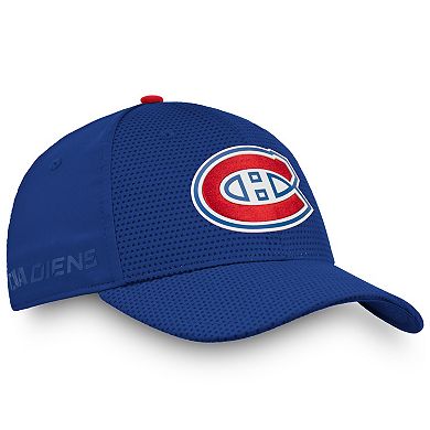Men's Fanatics Branded Blue Montreal Canadiens Authentic Pro Rinkside Flex Hat