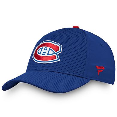 Men's Fanatics Branded Blue Montreal Canadiens Authentic Pro Rinkside Flex Hat
