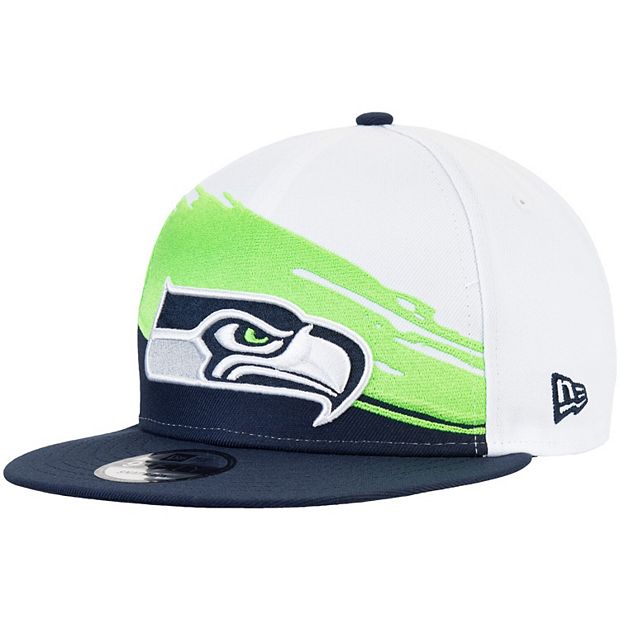 Seattle Seahawks Green Throwback Logo Adjustable Hat