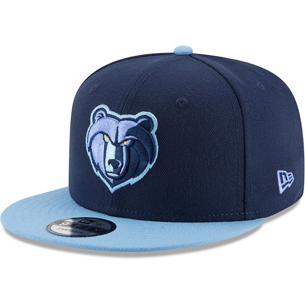 Men's New Era Navy/Light Blue Memphis Grizzlies Official Team Color 2Tone  59FIFTY Fitted Hat