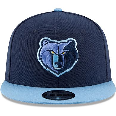 Men's New Era Navy/Light Blue Memphis Grizzlies Two-Tone 9FIFTY Adjustable Hat